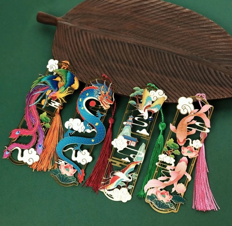 金屬書簽視覺(jué)UV打印樣品